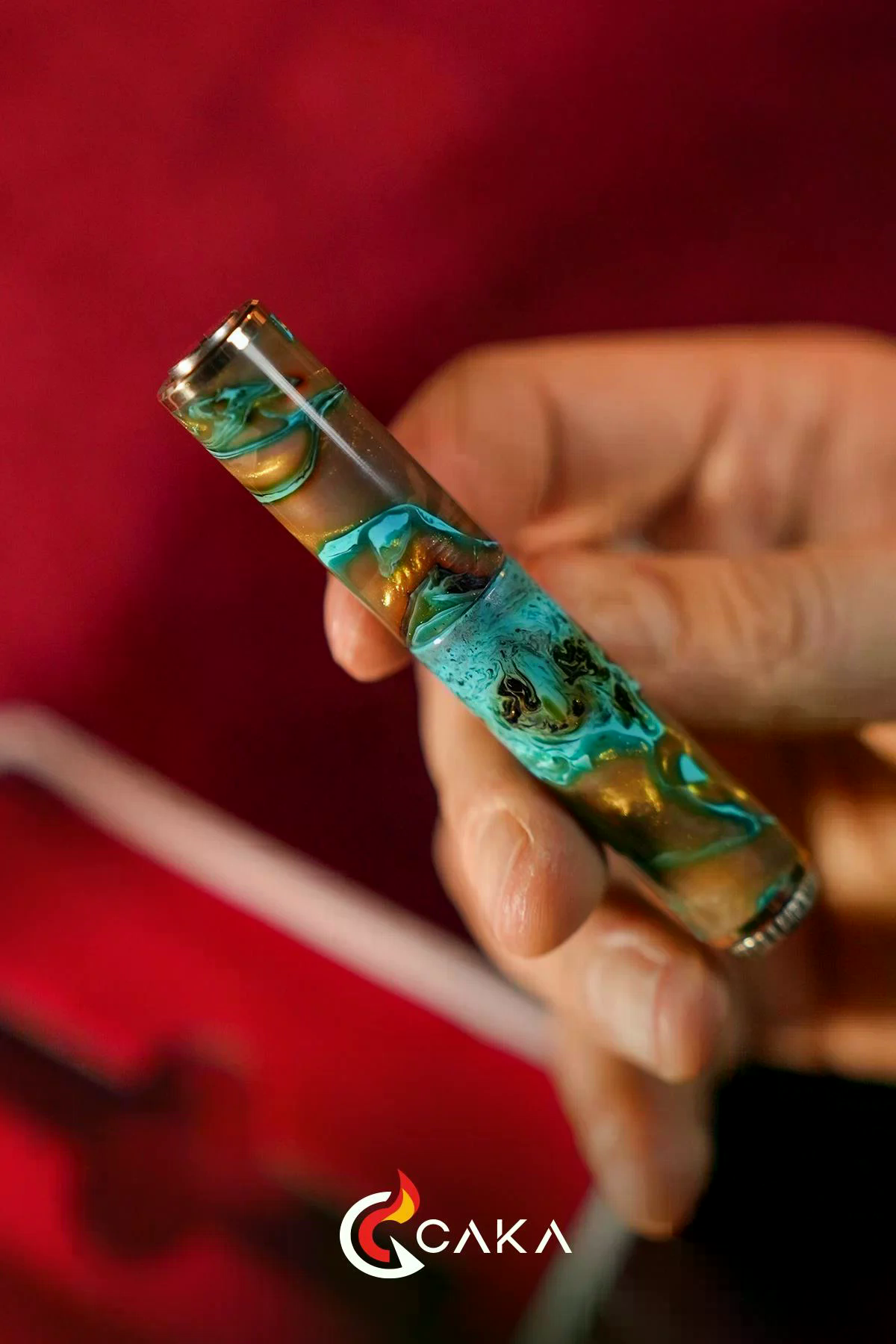 CKL-071,Caka Lighter ODKKA Turquiose Benzinli Çakmak