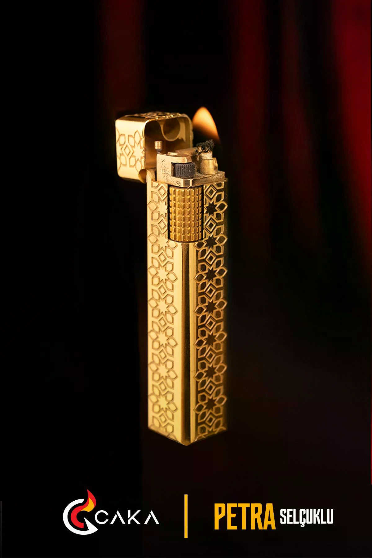CKL-059,Caka Lighter Petra Selçuklu Benzinli Çakmak