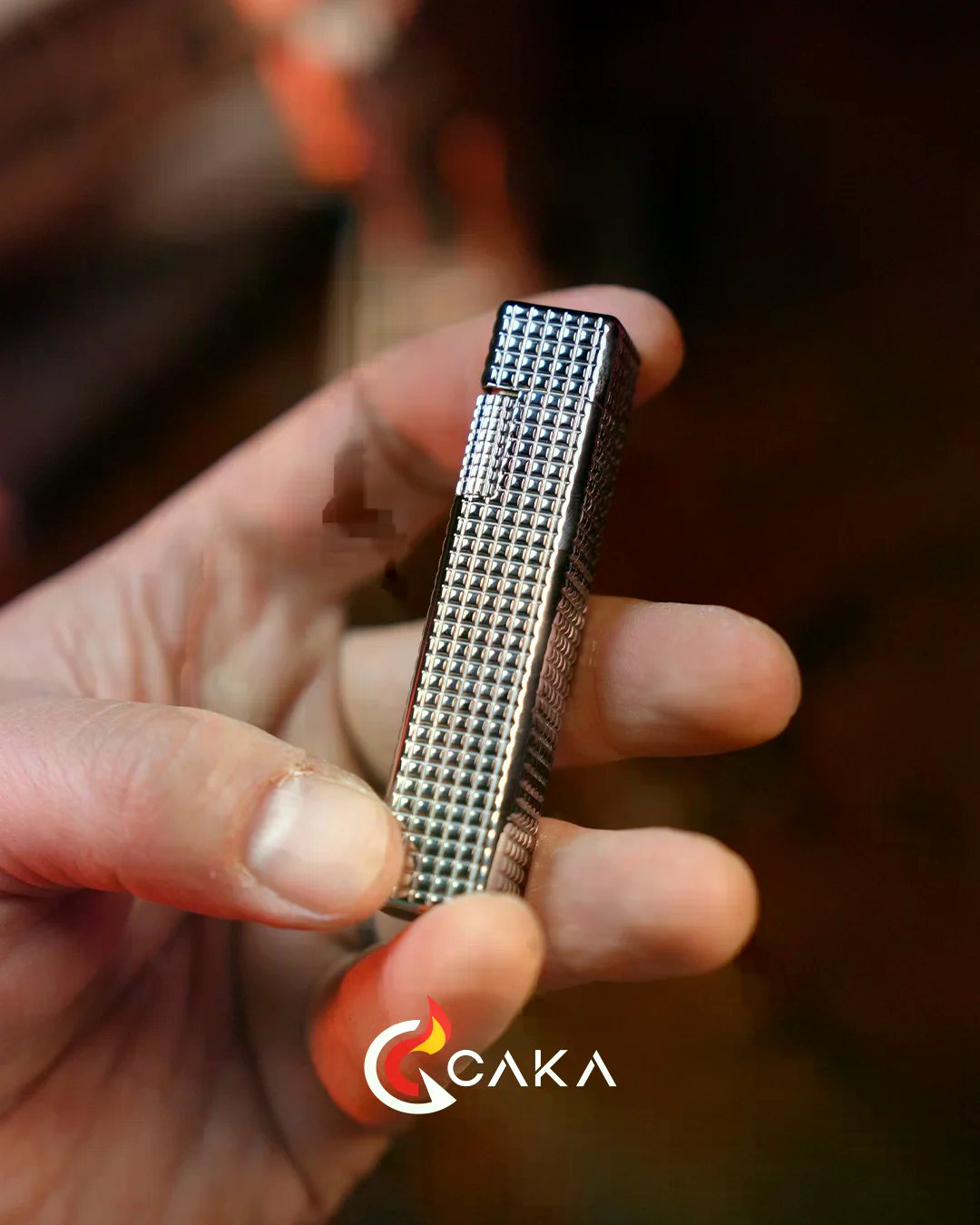 CKL-063,Caka Lighter Petra Titan Silver Benzinli Çakmak