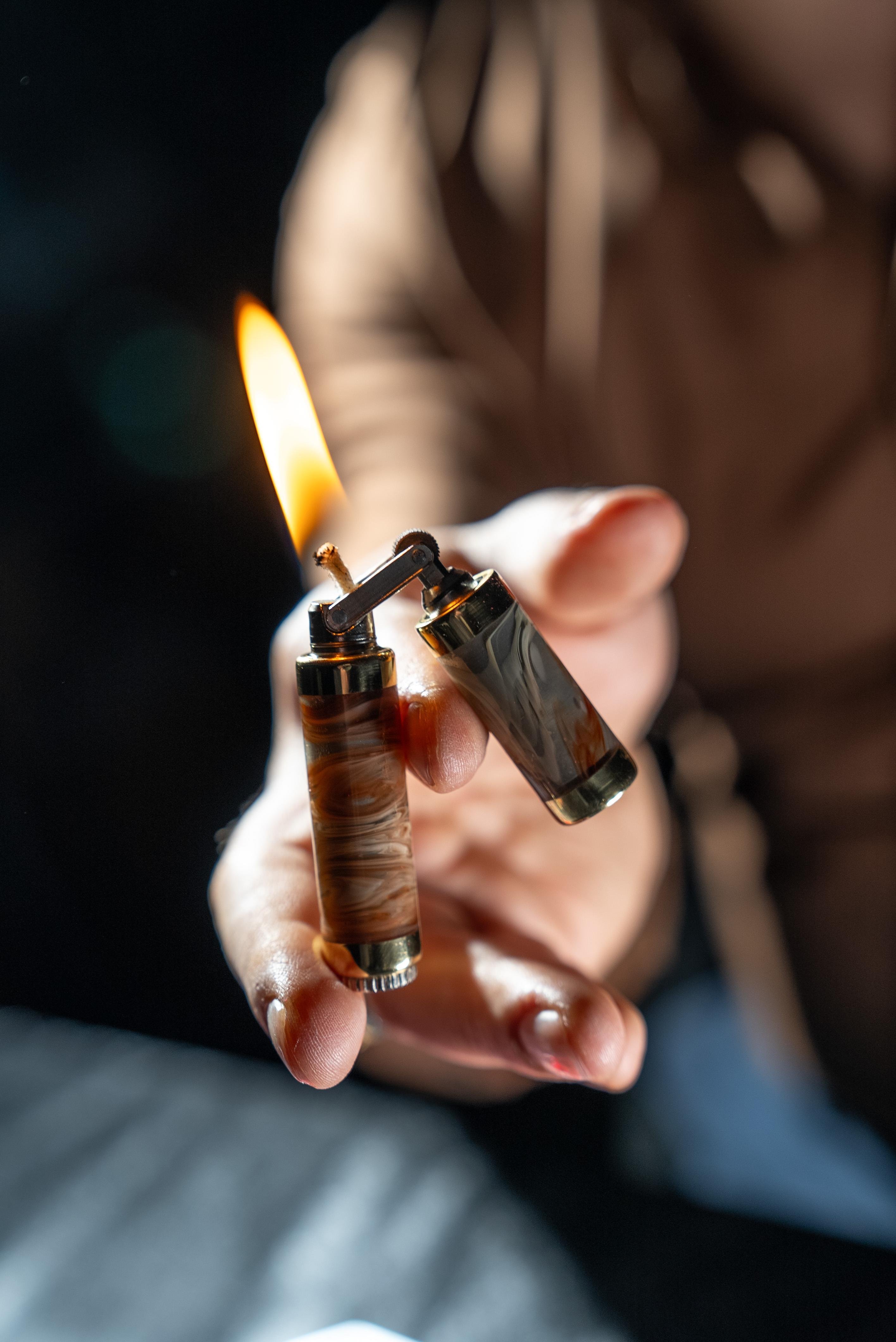 CKL-081,Caka Lighter Rex Harmony Gri Benzinli Çakmak