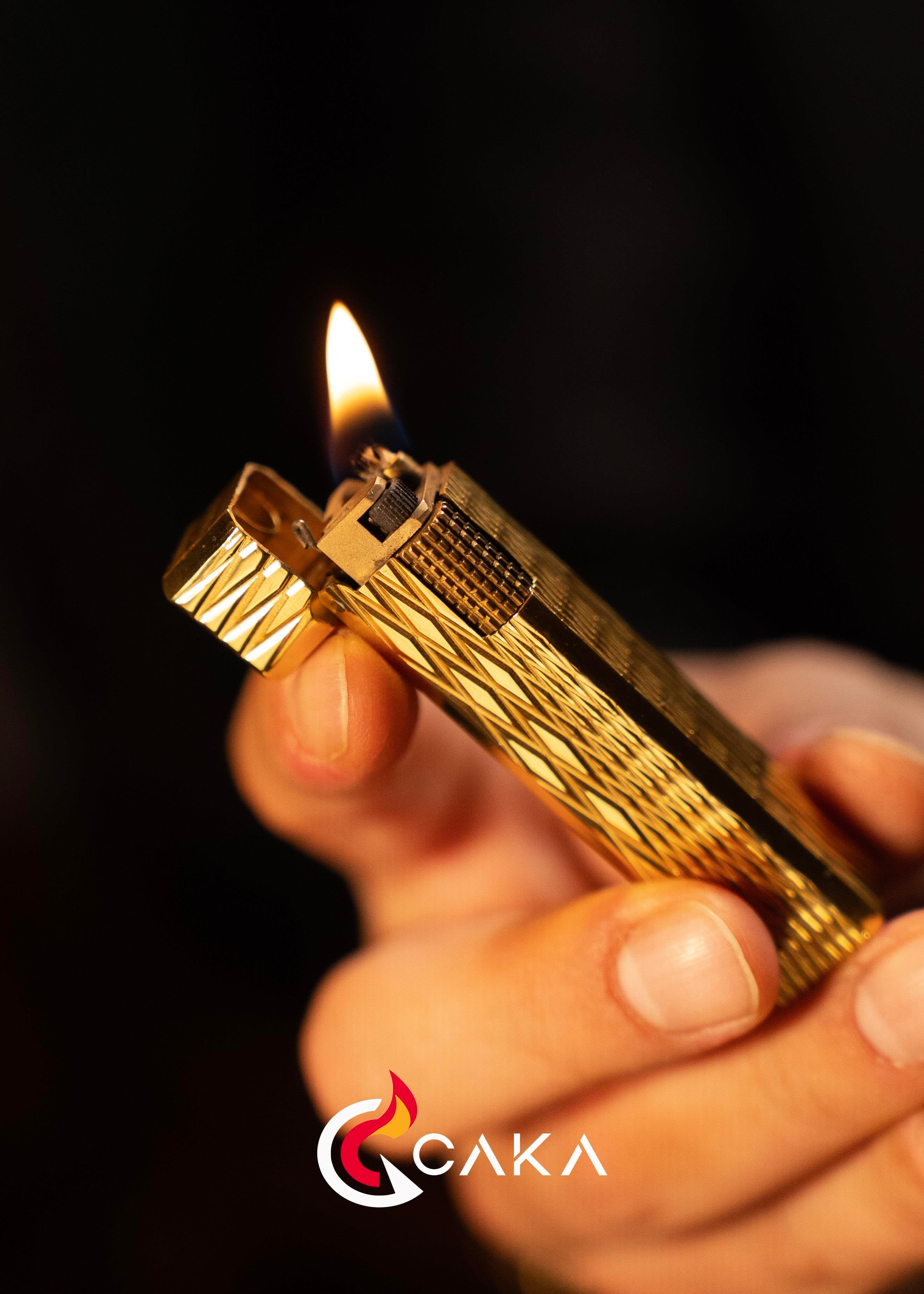 CKL-068,Caka Lighter Petra Titan Gold Benzinli Çakmak