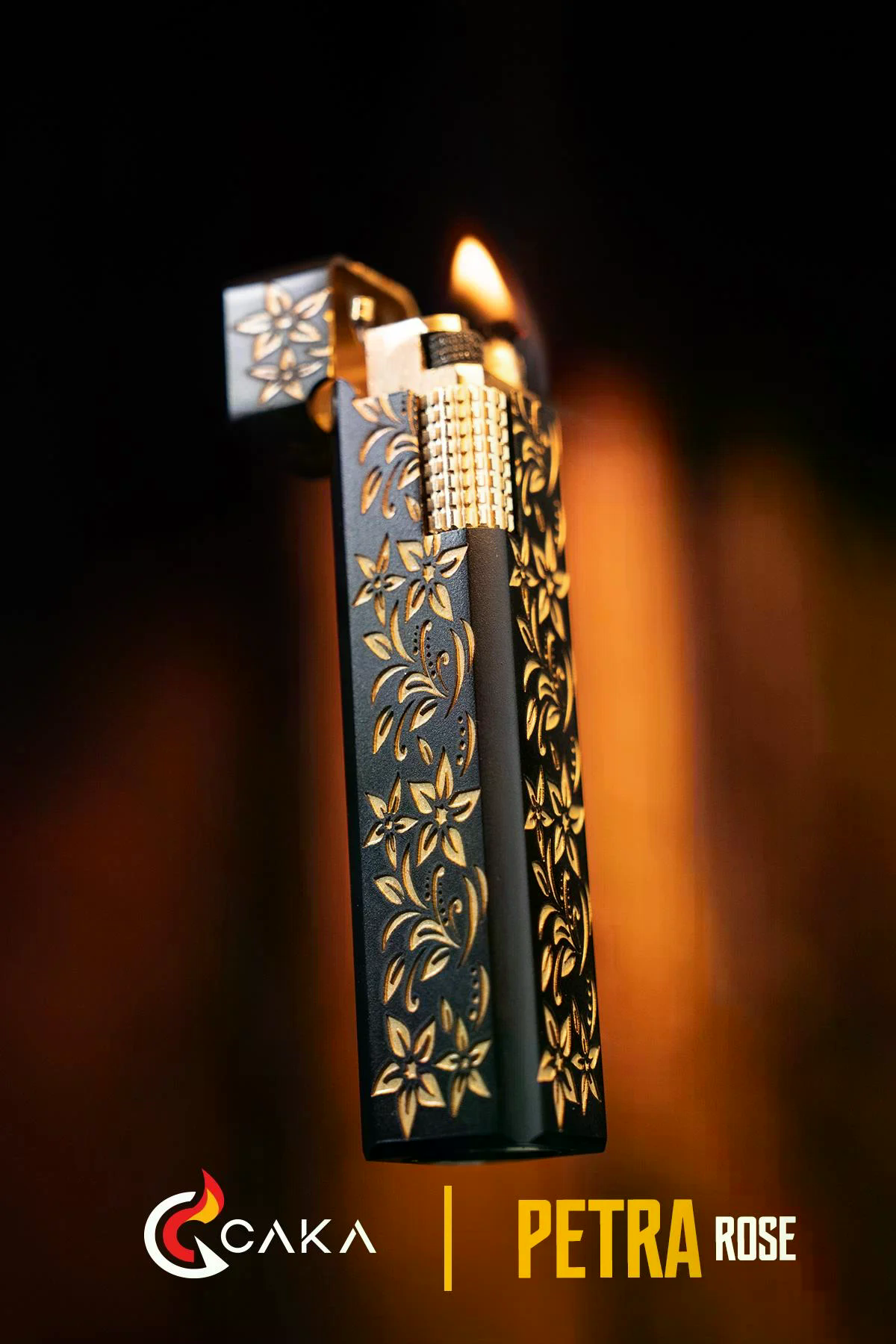 CKL-058,Caka Lighter Petra Rose Benzinli Çakmak
