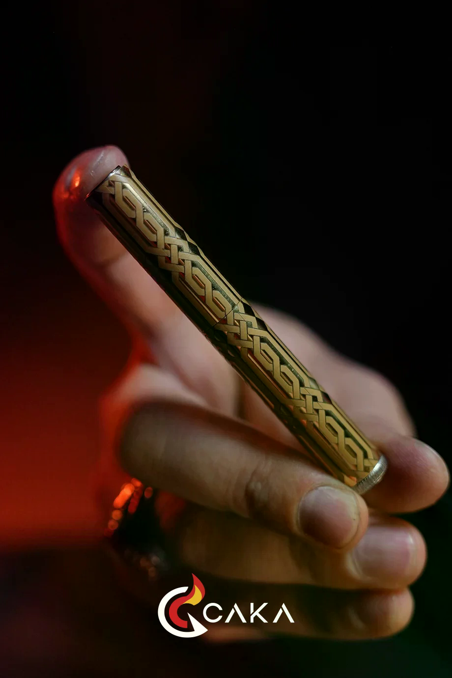 CKL-021,Caka Lighter Catena Gold Benzinli Çakmak