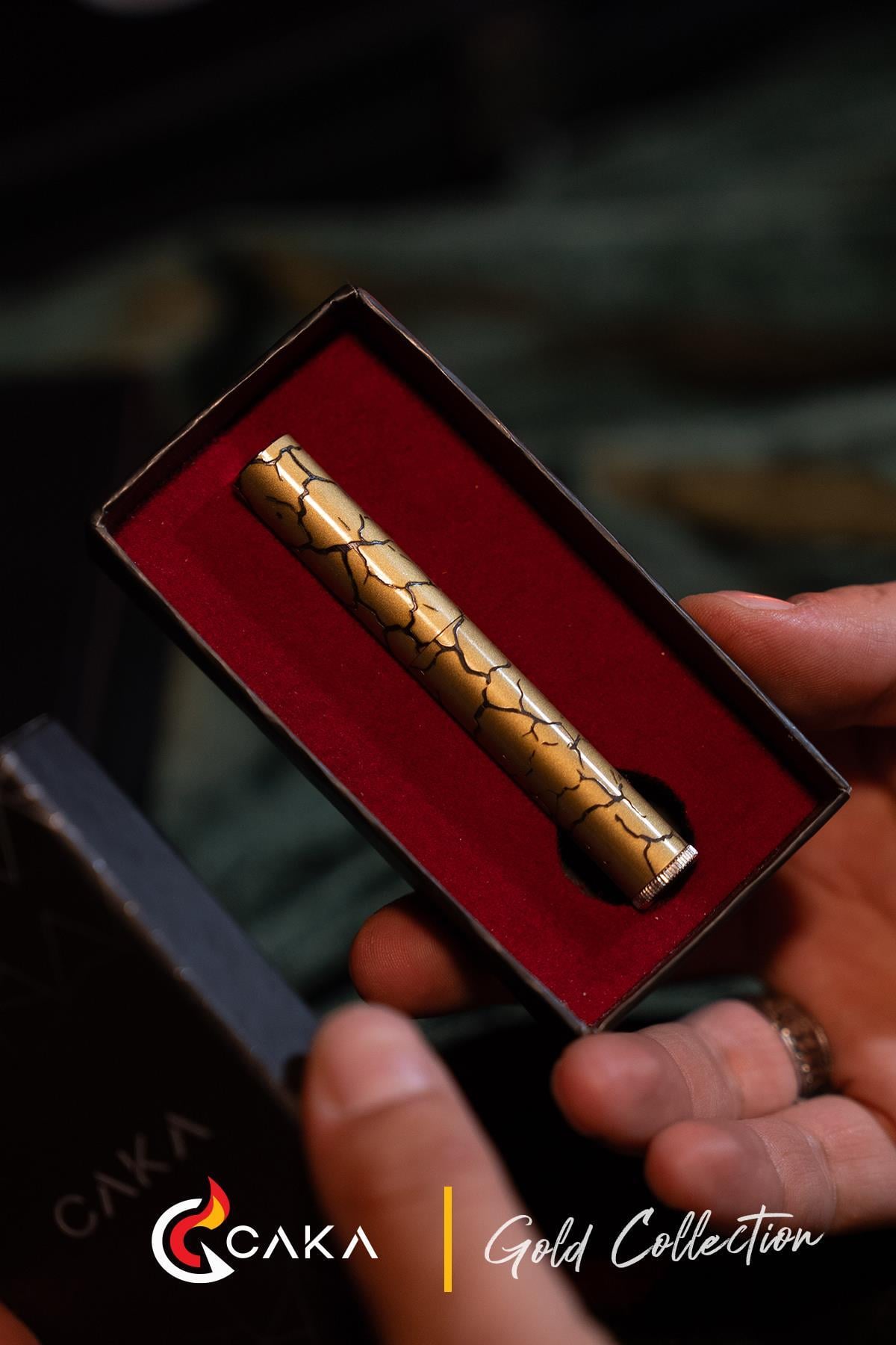 CKL-032,Caka Lighter Slim Collection Gold Benzinli Çakmak