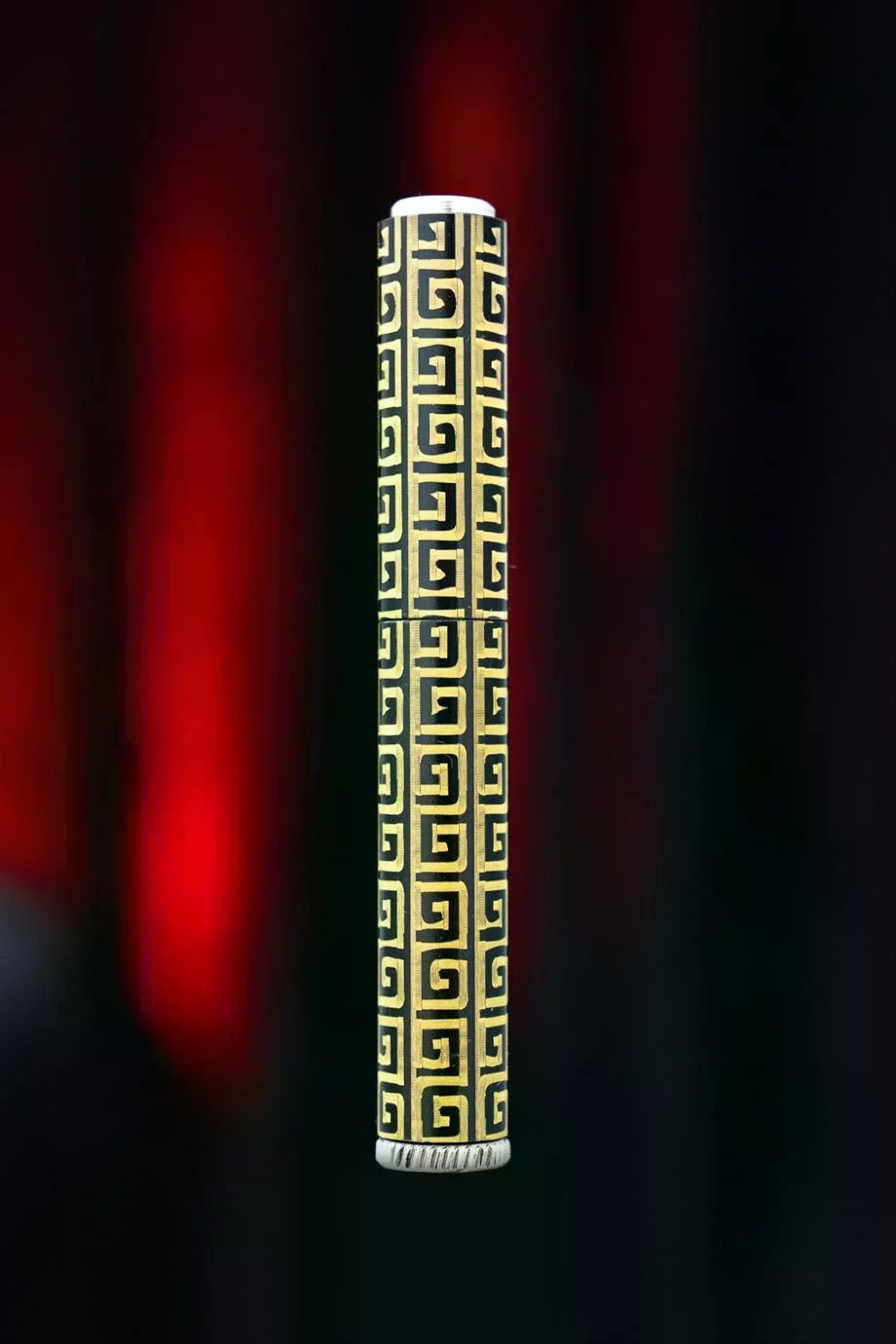 CKL-007,Caka Lighter Labirent Desen Gold Benzinli Çakmak