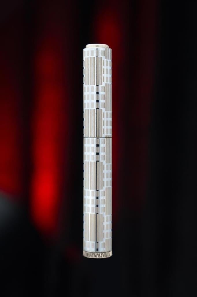 CKL-011,Caka Lighter Milano Desen Silver Benzinli Çakmak