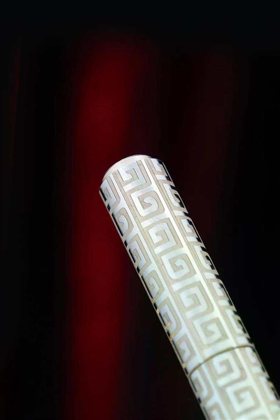 CKL-008,Caka Lighter Labirent Desen Silver Benzinli Çakmak
