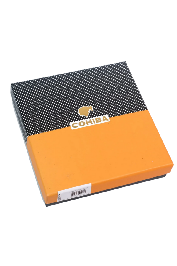TR9102,Cohiba Çakmak Kesici Küllük Sehpa Tüp Beşli Siyah - Gold Puro Seti