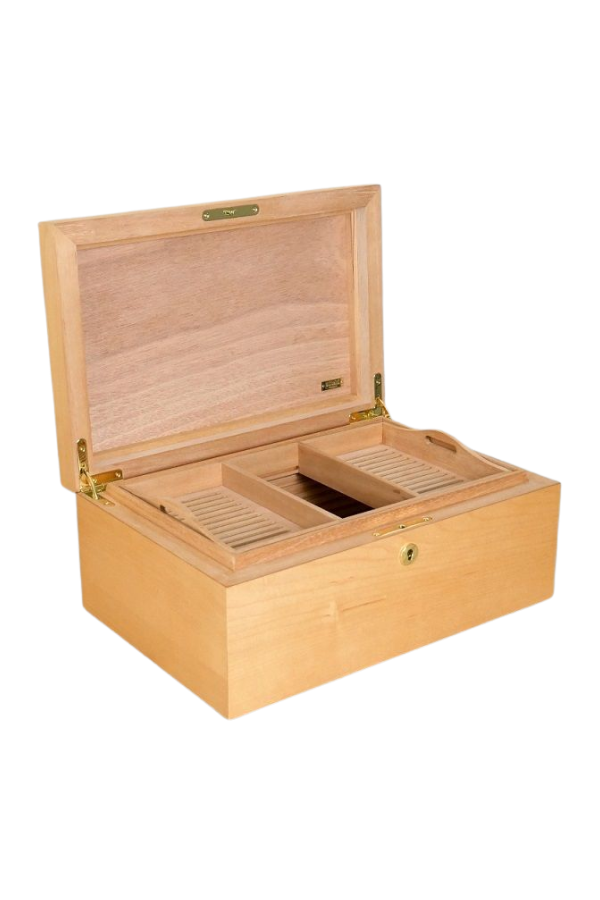 TR10016,Adorini Europe Maple Grande Sedir Humidor Puro Kutusu