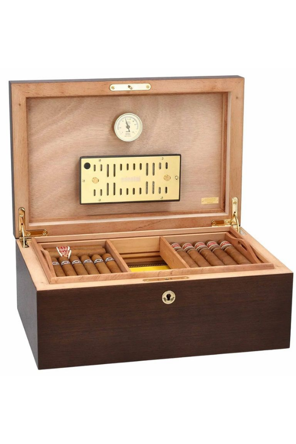 TR10018,Adorini Wenge Grande Sedir Humidor Puro Kutusu