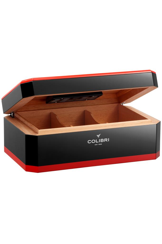 TR6412,Colibri Rally Siyah-Kırmızı Puro Kutusu