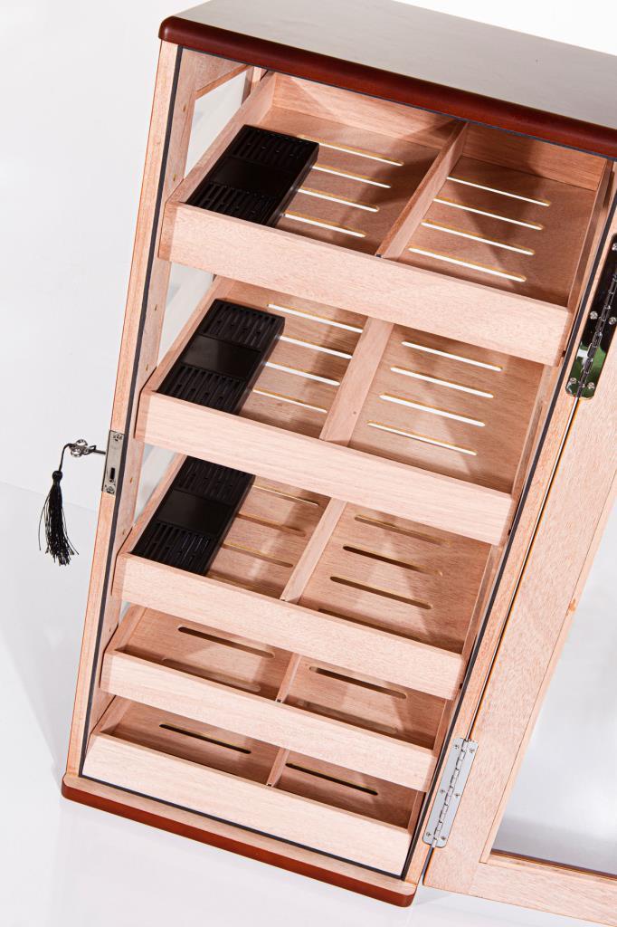 TR6727,Rio Grande 5 Raflı Sedir Humidor Puro Kutusu