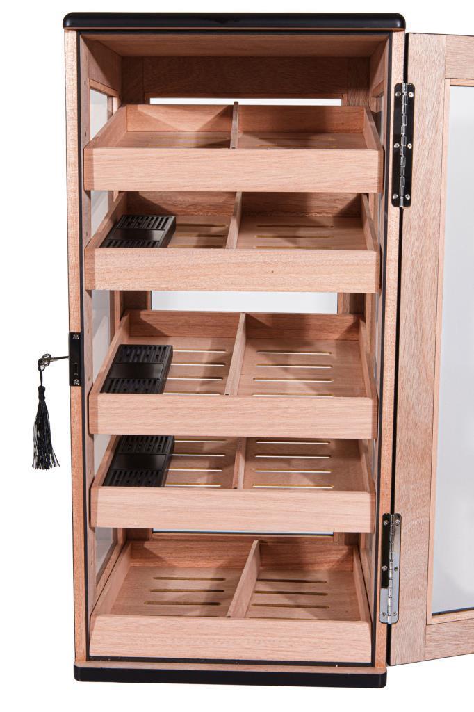 TR6728,Obera Grande 5 Raflı Sedir Humidor Puro Kutusu