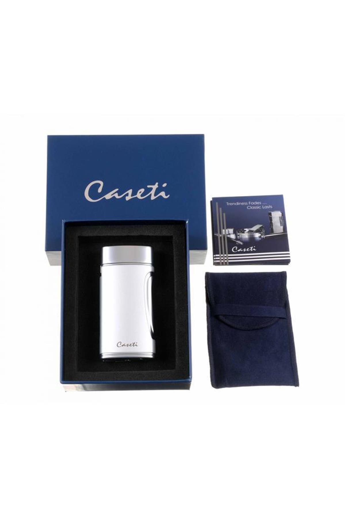 TR6100,Caseti 2 Torch Gümüş  Puro Çakmağı