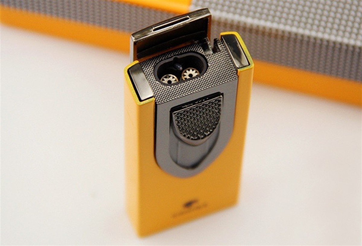TR790,Cohiba 2 Torch Sarı Puro Çakmağı