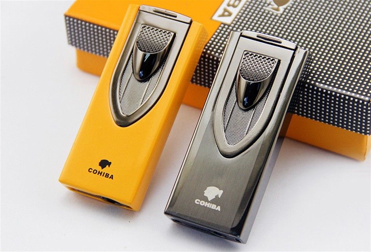 TR779,Cohiba 2 Torch Gunmetal Puro Çakmağı