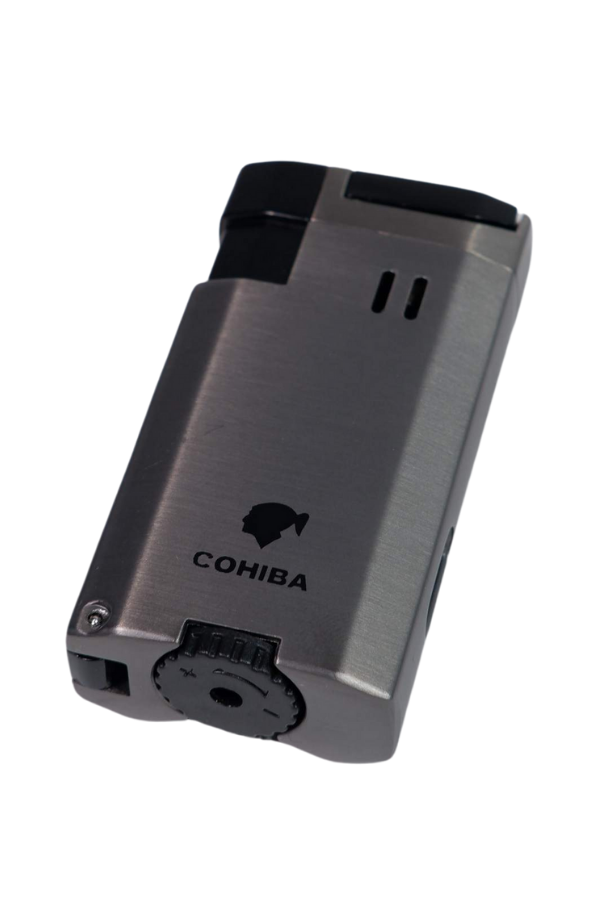 TR8932,Cohiba Çift Torch Pürmüz Gunmetal Puro Çakmağı