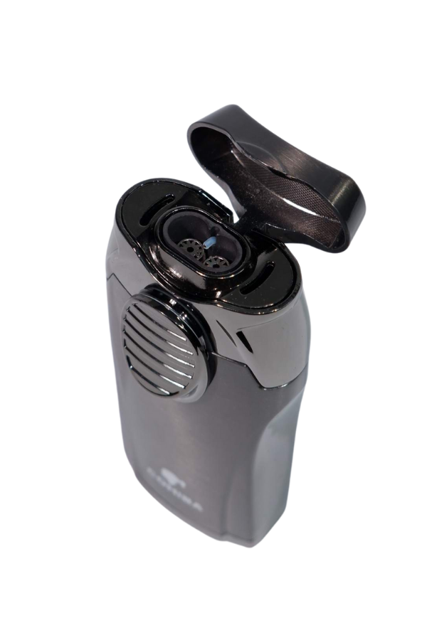 TR8956,Cohiba Çift Torch Pürmüz Gunmetal Puro Çakmağı