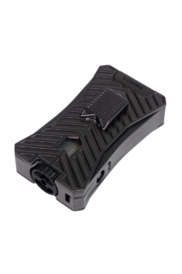 TR8997,Cohiba Çift Torch Pürmüz Gunmetal Puro Çakmağı
