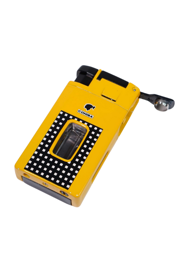 TR8968,Cohiba Çift Torch Pürmüz Sarı Puro Çakmağı