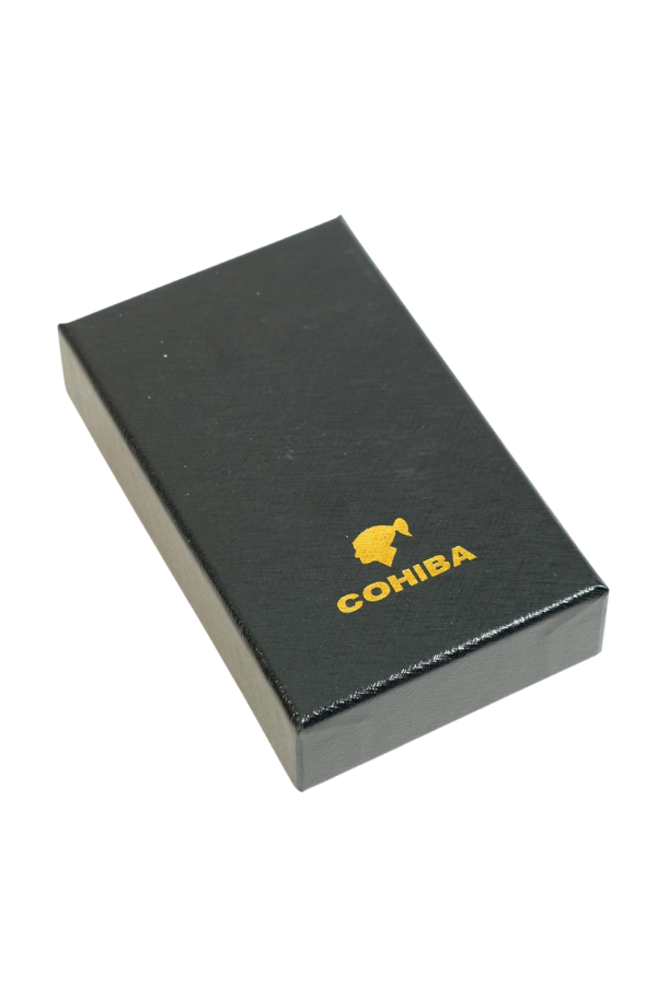 TR9585,Cohiba Çift Torch Pürmüz Dahili Kesici Delicili Gümüş Metal Puro Çakmağı