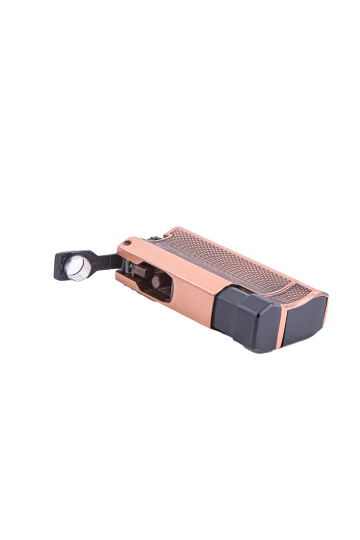 TR4640,Cohiba Çift Torch Rose Gold Desenli Puro Çakmağı
