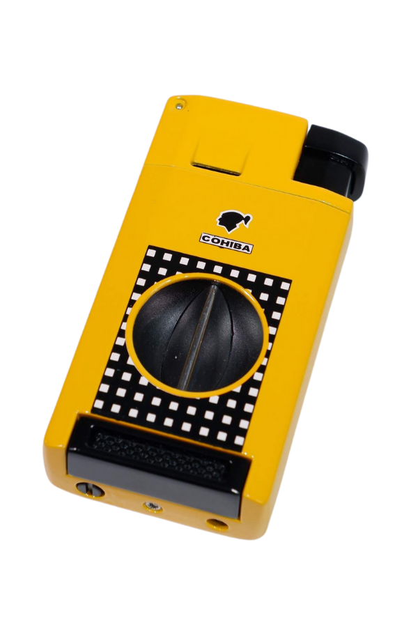 TR8968,Cohiba Çift Torch Pürmüz Sarı Puro Çakmağı