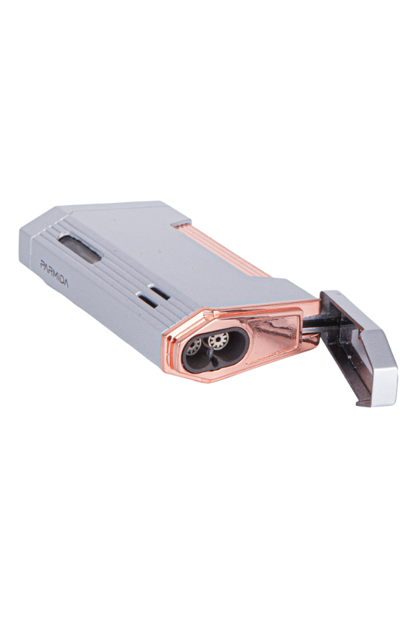 TR7900,Cohiba Çift Torch Pürmüz Gümüş Metal Puro Çakmağı