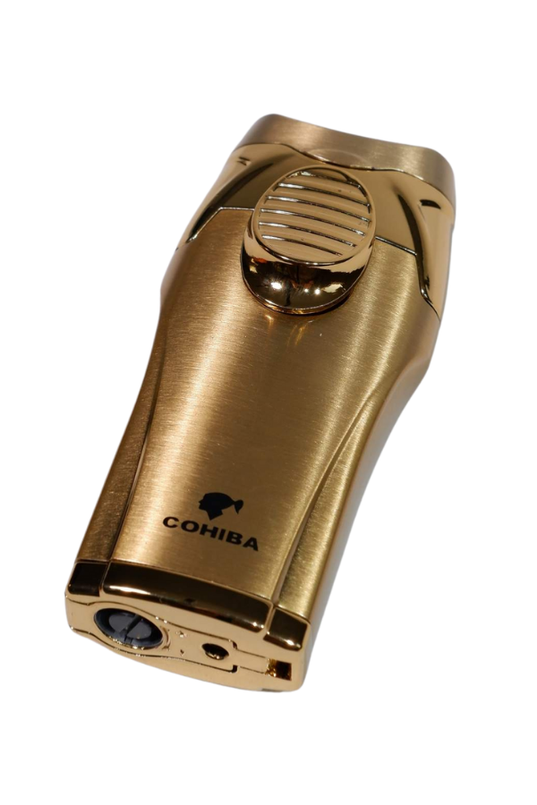 TR8984,Cohiba Çift Torch Pürmüz Gunmetal Puro Çakmağı
