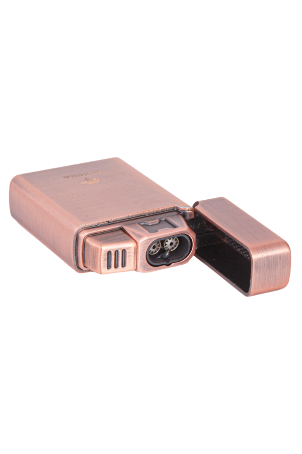 TR7887,Cohiba Çift Torch Pürmüz Bronz Metal Puro Çakmağı