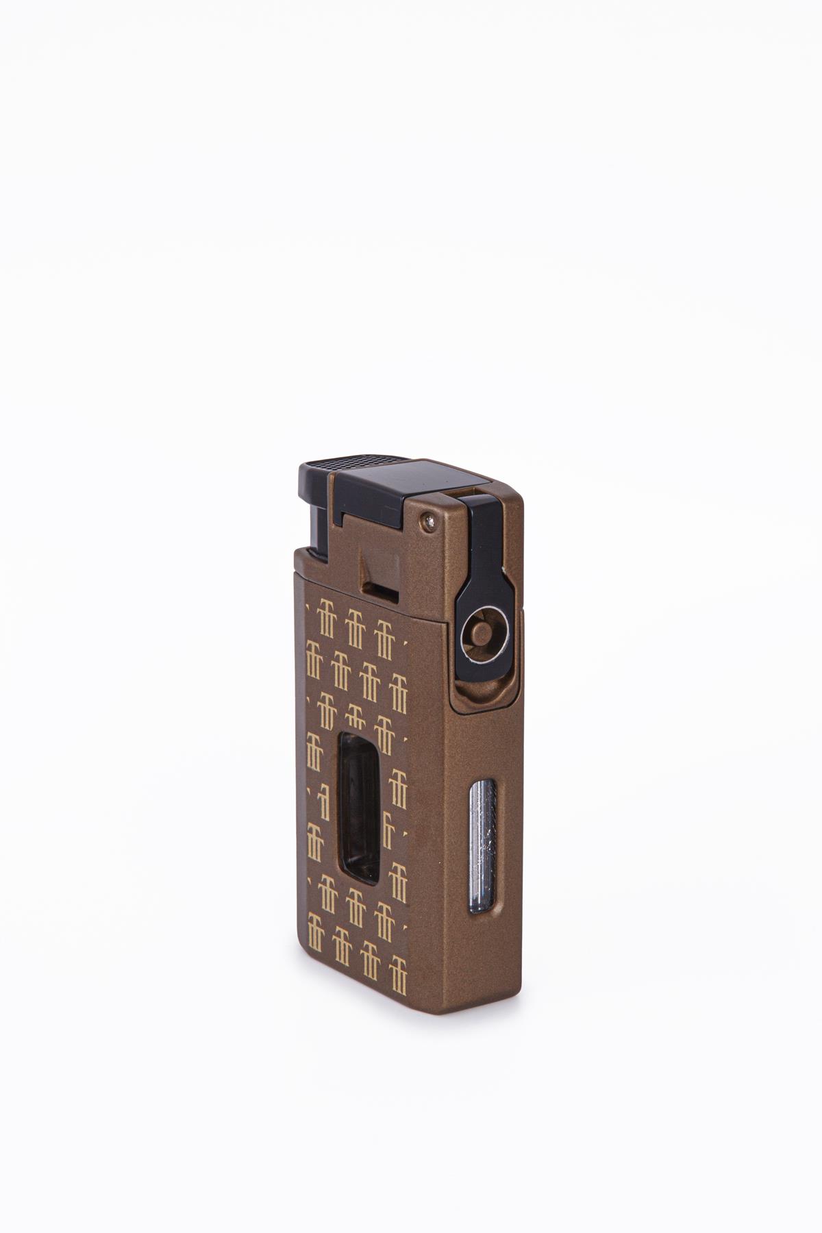 TR7920,Cohiba Çift Torch Pürmüz Trinidad Özel Üretim Dahili Delici & V Kesici Metal Puro Çakmağı