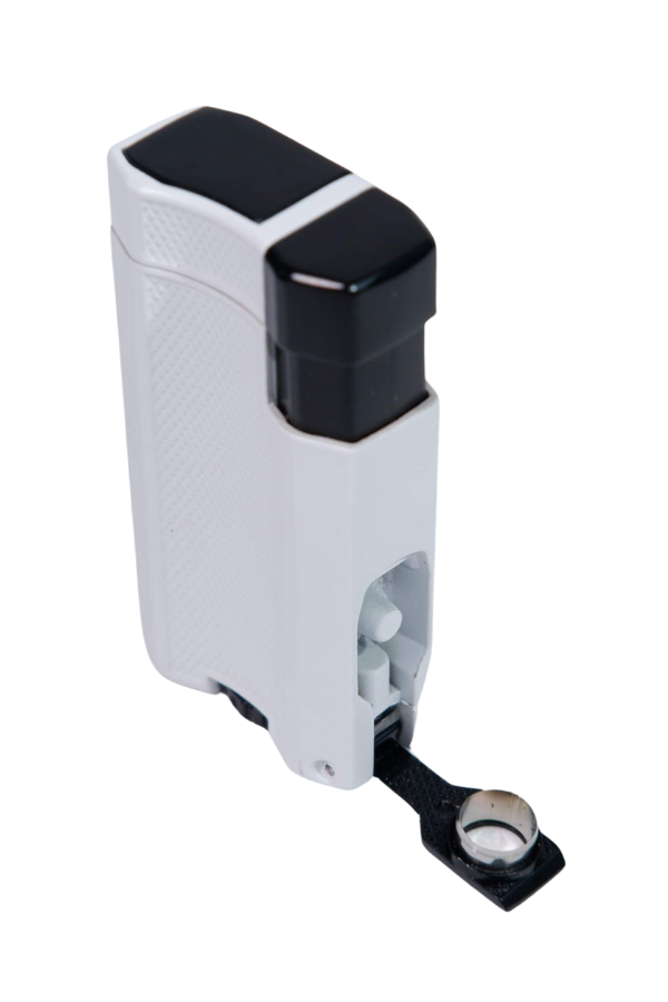 TR8933,Cohiba Çift Torch Pürmüz Beyaz Puro Çakmağı