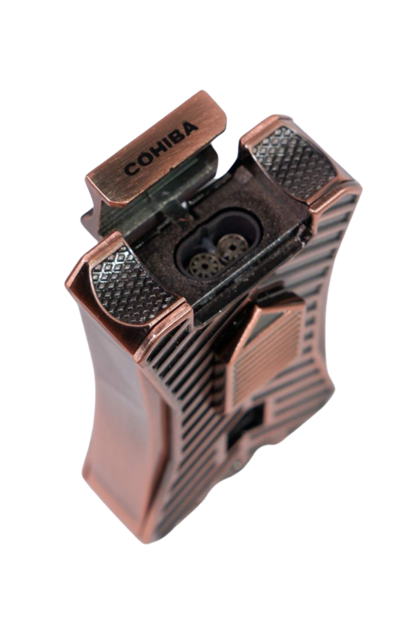 TR8996,Cohiba Çift Torch Pürmüz Bronz Puro Çakmağı