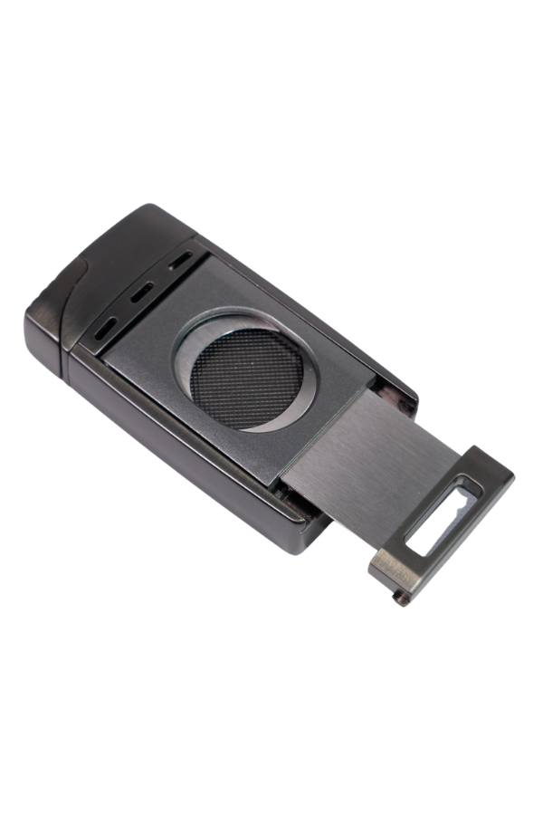 TR9027,Cohiba Çift Torch Pürmüz Gunmetal Puro Çakmağı