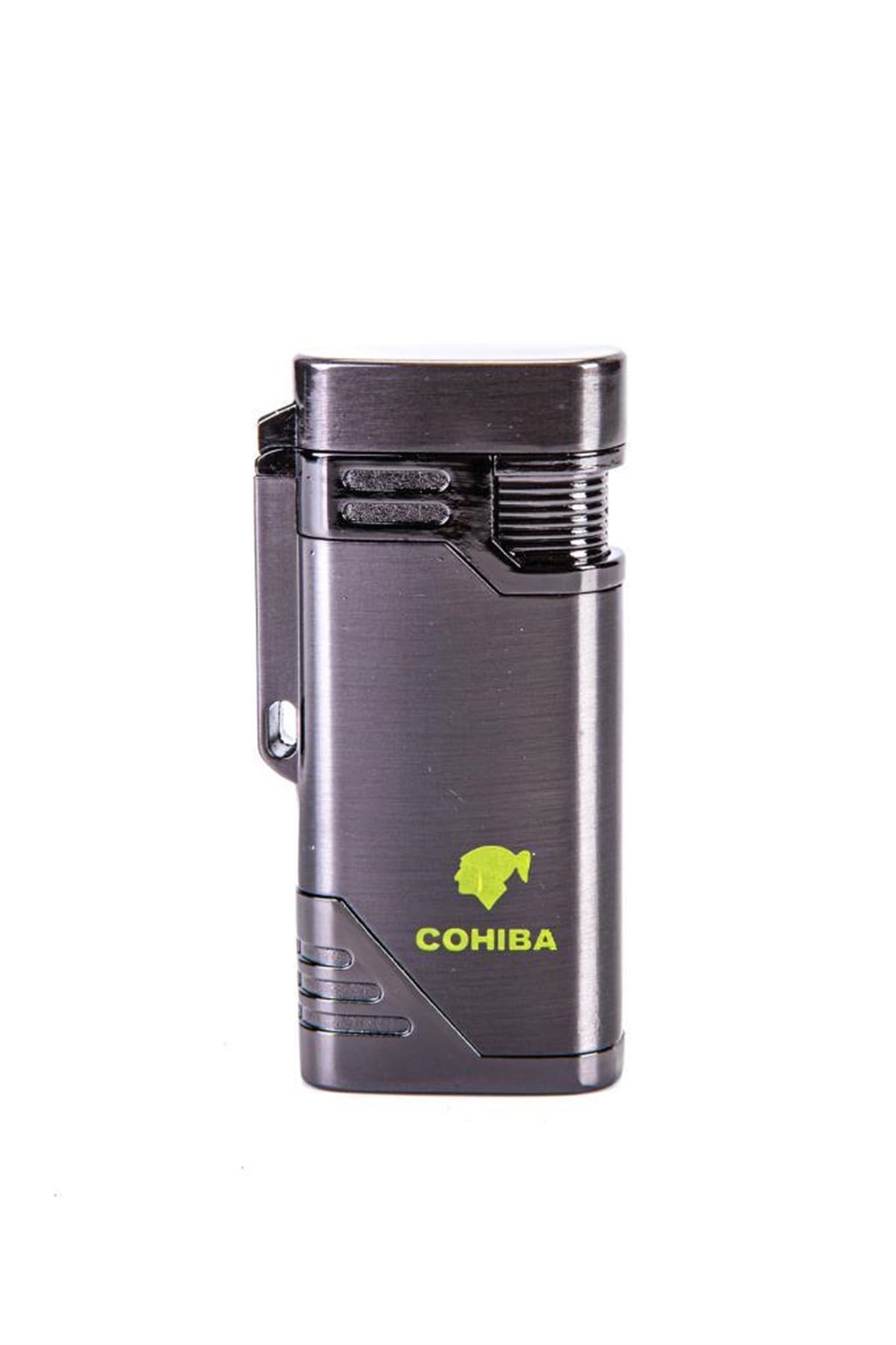 TR2953,Cohiba İki Torch Gunmetal Slim Puro Çakmağı