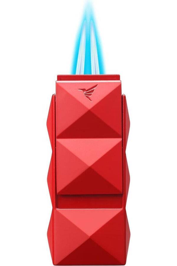 TR6742,Colibri Quasar II Çift Torch Pürmüz Kırmızı Puro Çakmağı