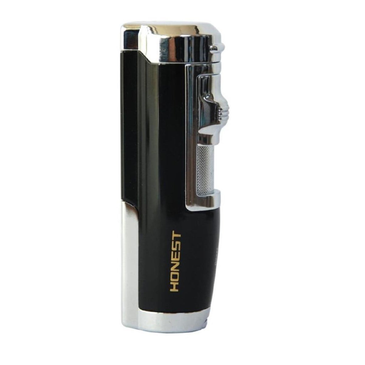 TR1120,Honest İki Torch Siyah Puro çakmak