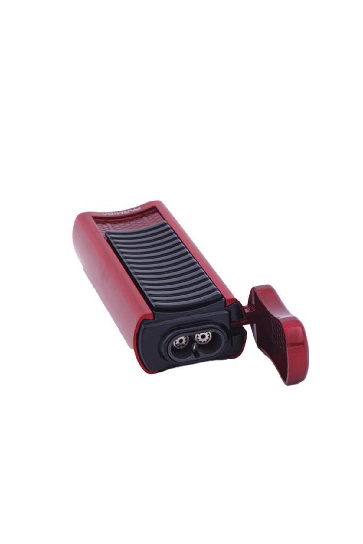 TR5848,Parmida 2 Torch Kırmızı Puro Çakmağı
