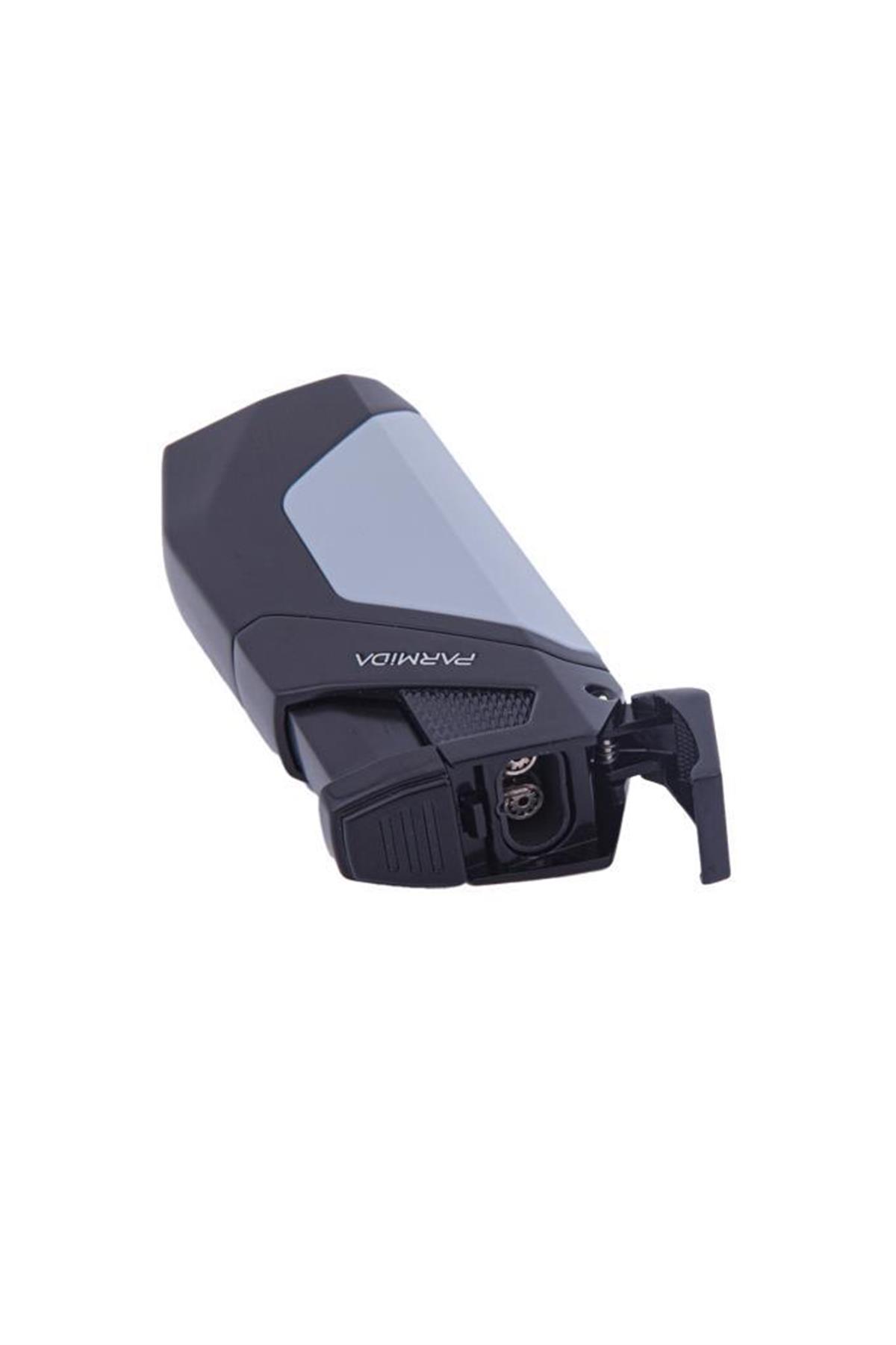 TR5978,Parmida 2 Torch Siyah-Gri Puro Çakmağı