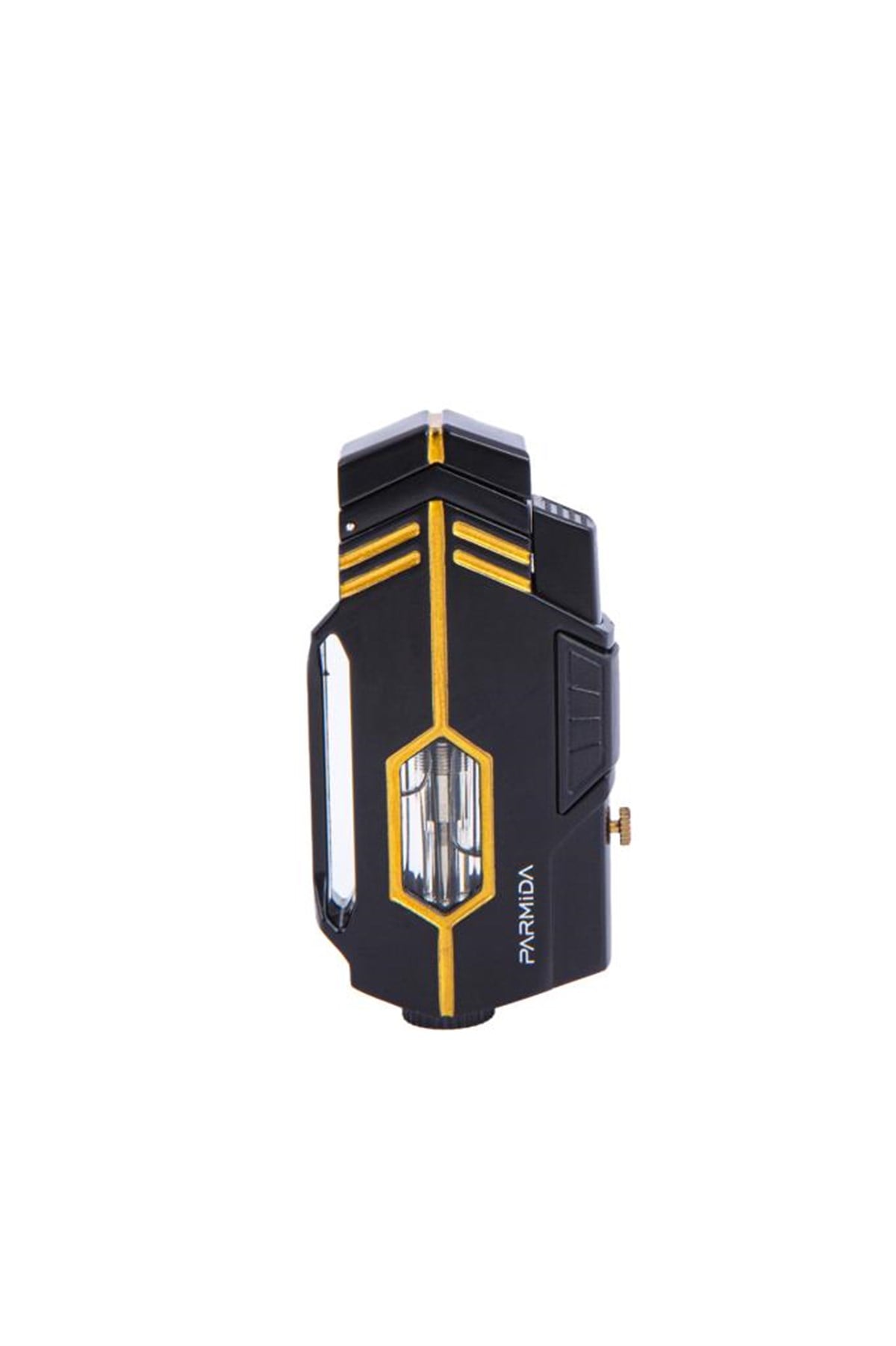 TR4689,Parmida Çift Torch Siyah Puro Çakmağı