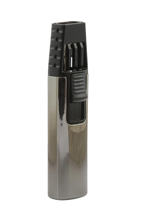 TR7325,Parmida Çift Torch Pürmüz Gunmetal-Siyah Puro Çakmağı