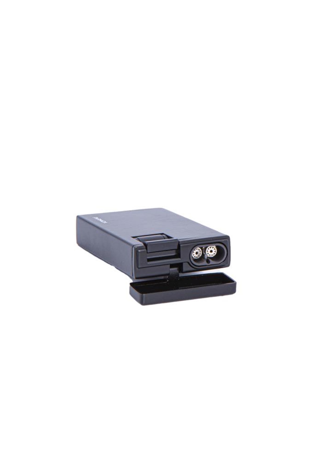 TR4657,Parmida Çift Torch Siyah Puro Çakmağı