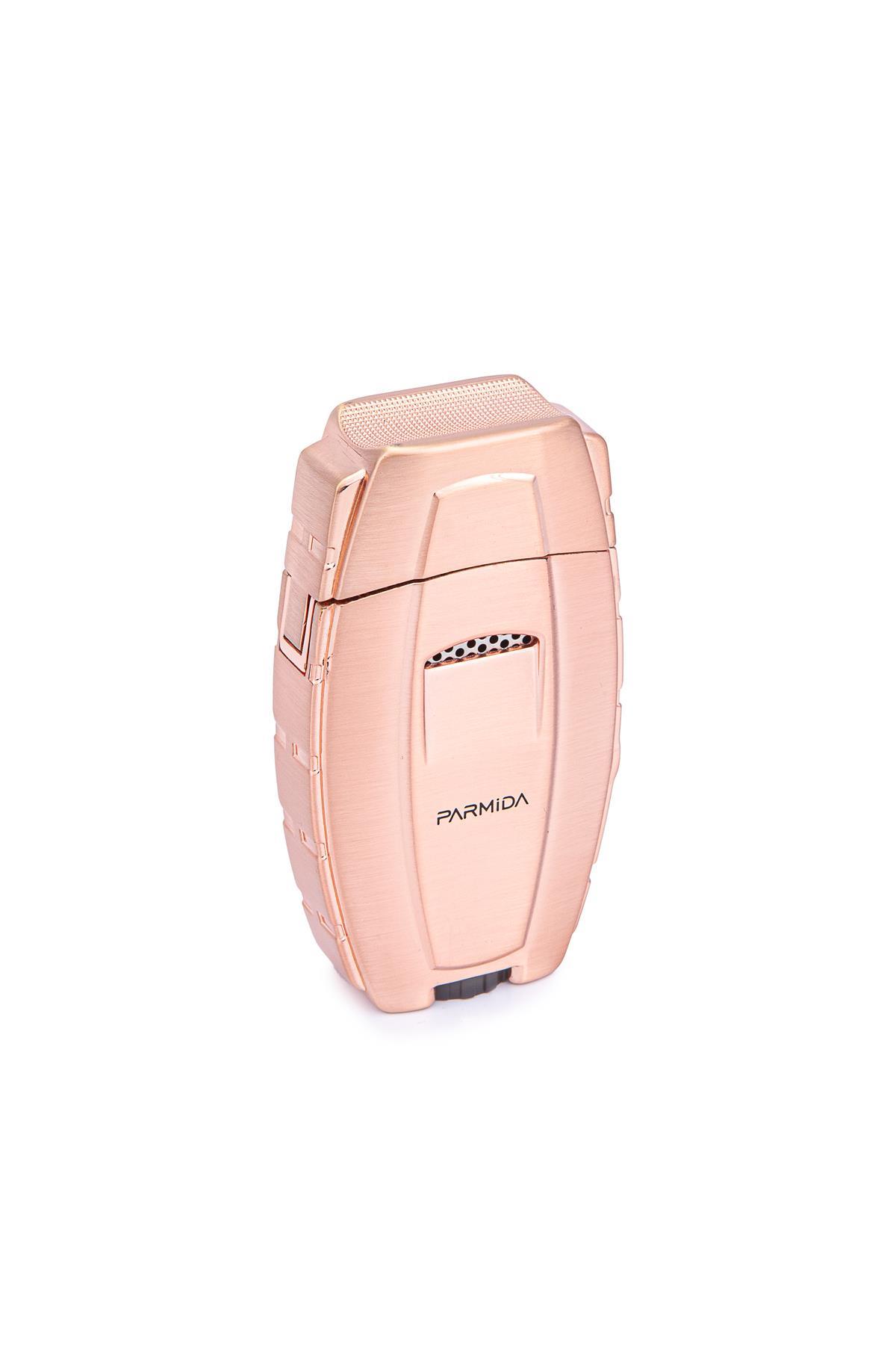 TR7277,Parmida Çift Torch Pürmüz Bronz Metal Puro Çakmağı