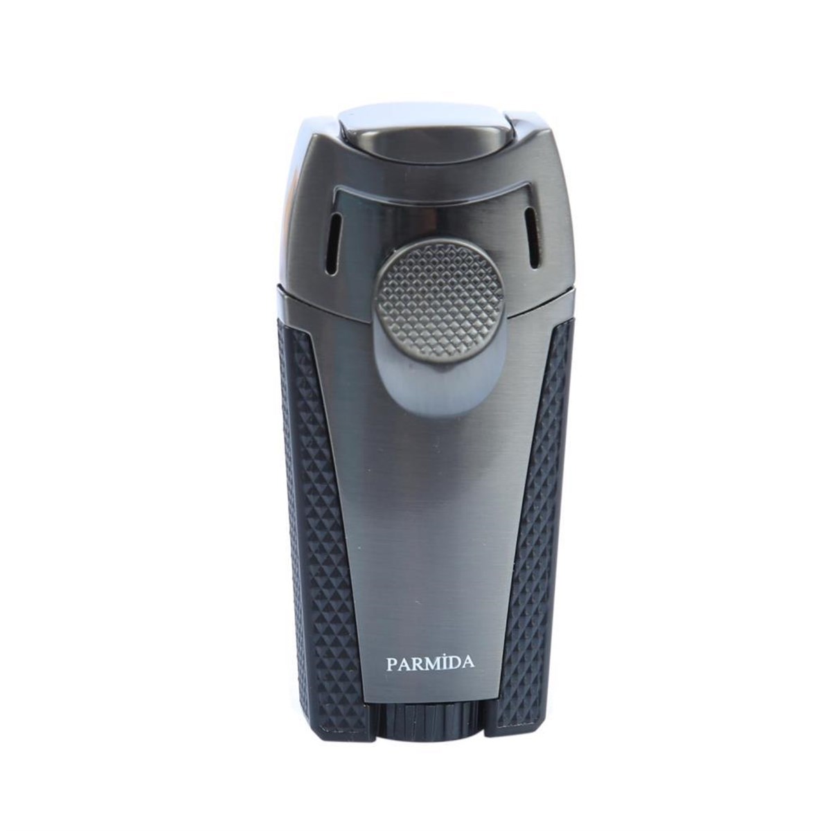 TR1565,Parmida İki Torch Gunmetal Puro Çakmağı