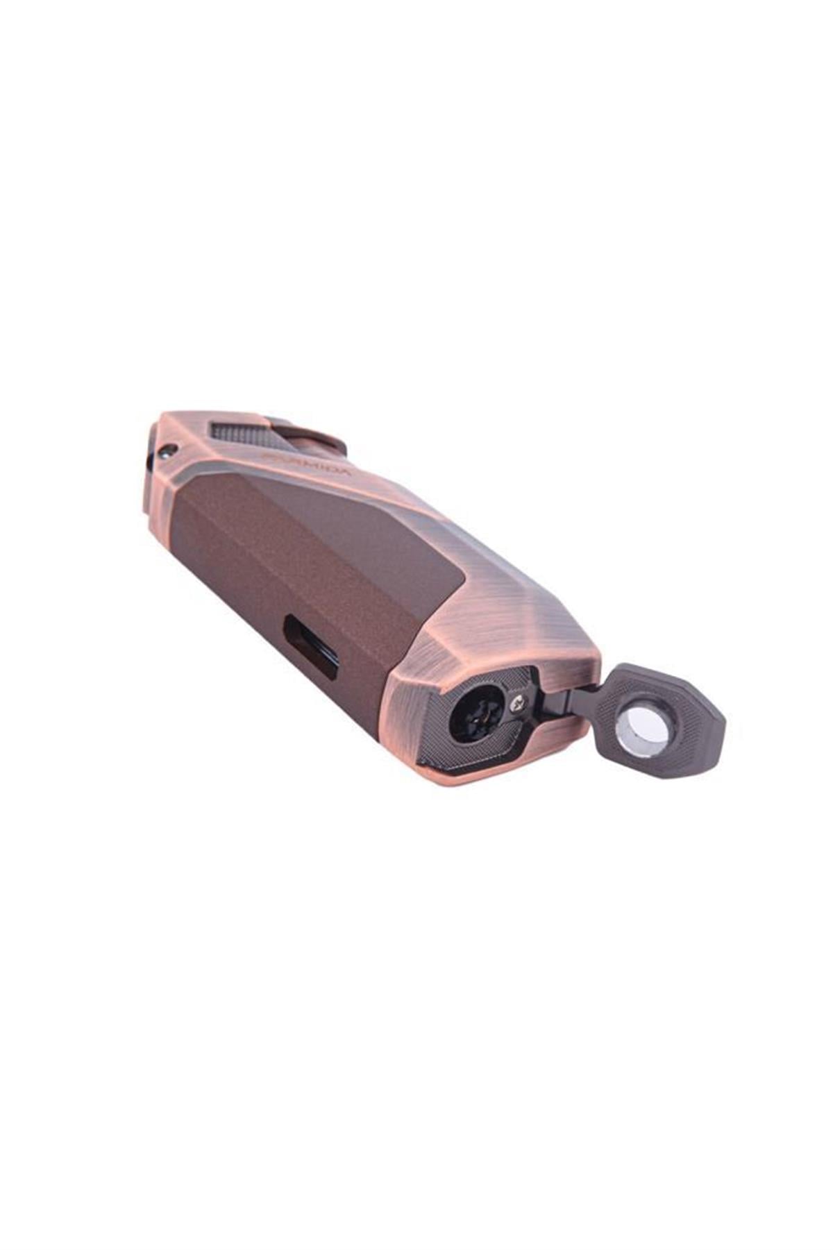 TR5977,Parmida 2 Torch Bronz Puro Çakmağı
