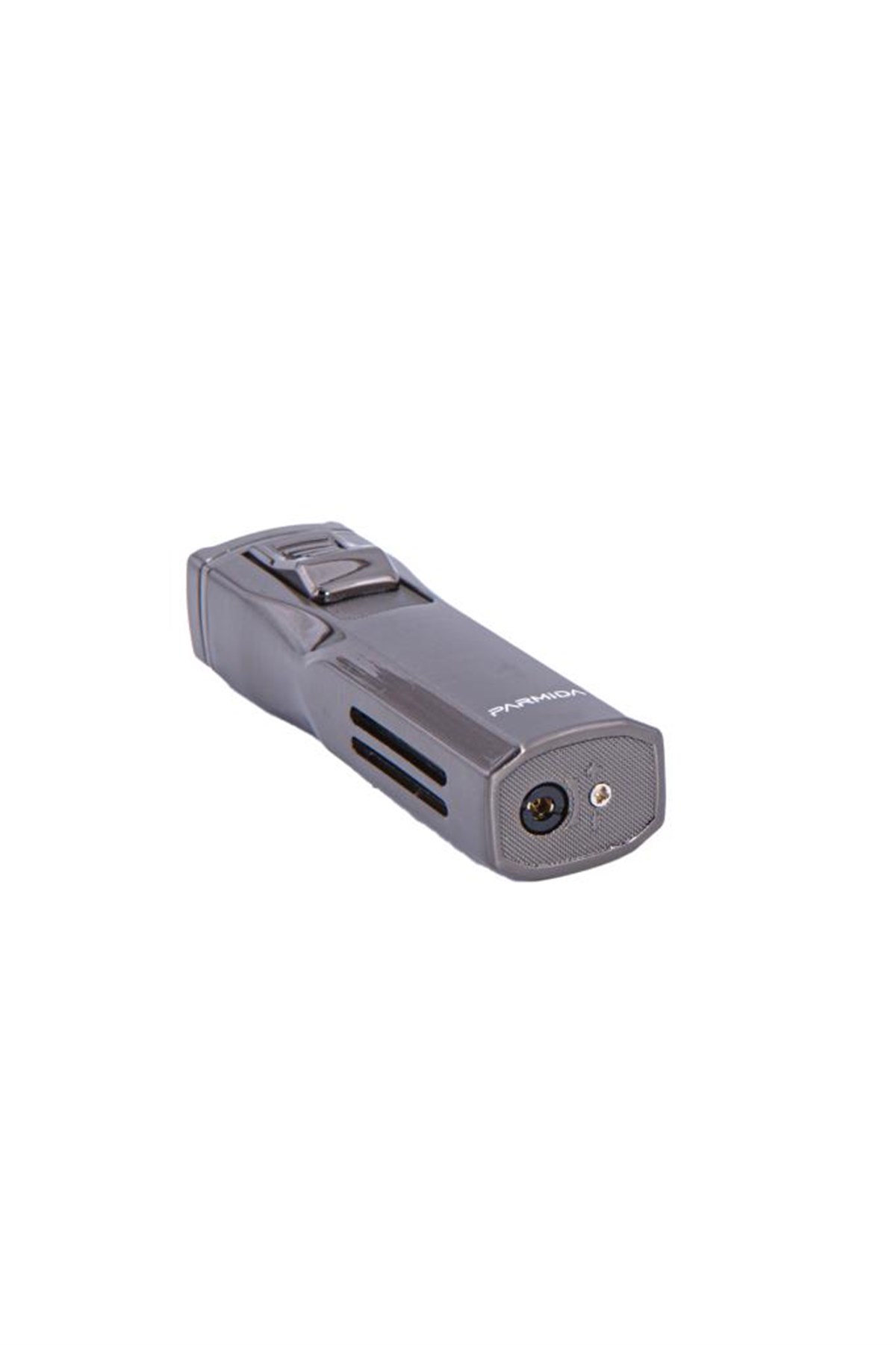 TR4674,Parmida Çift Torch Gunmetal Puro Çakmağı