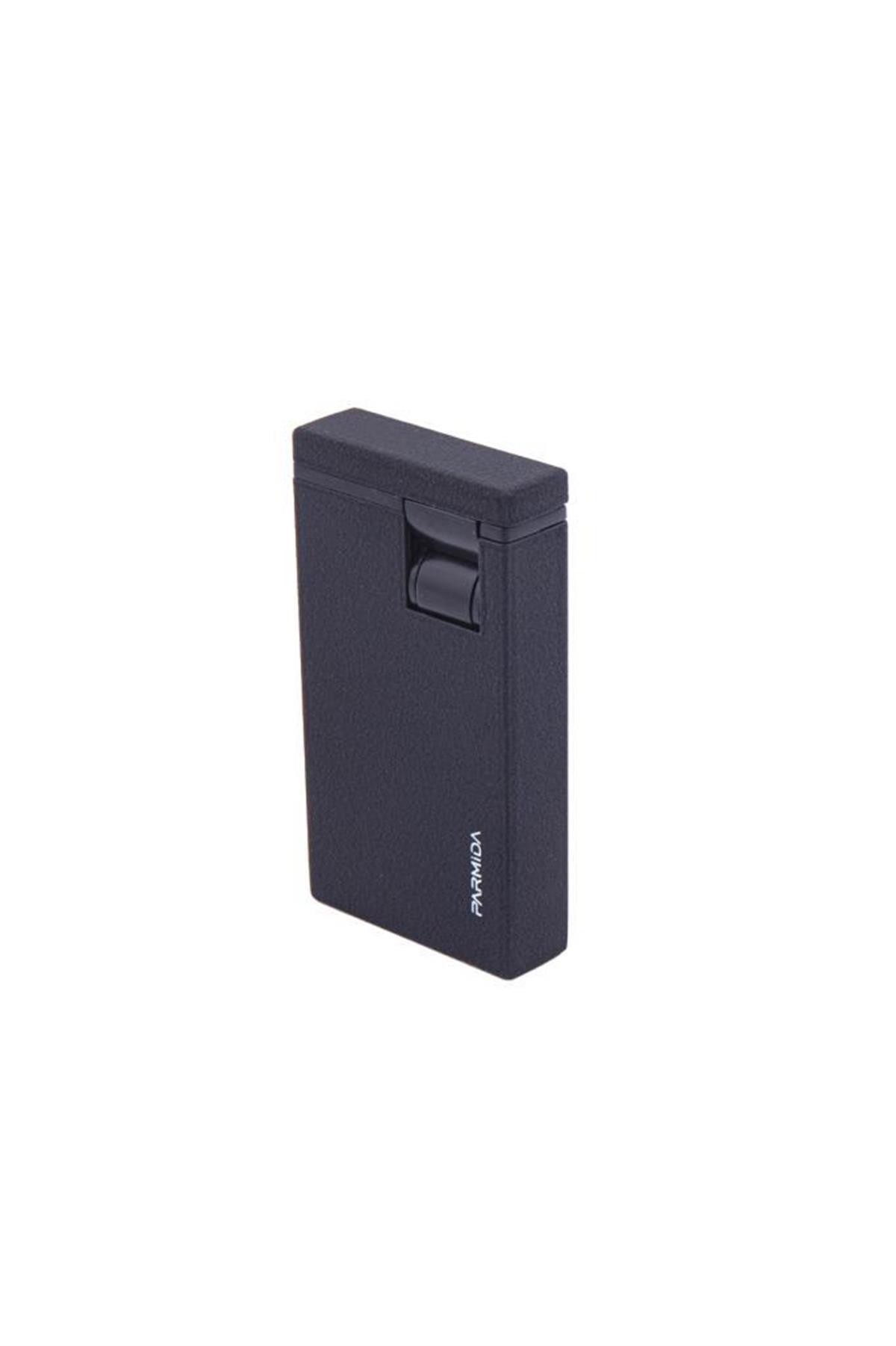TR5957,Parmida 2 Torch Mat Siyah Puro Çakmağı