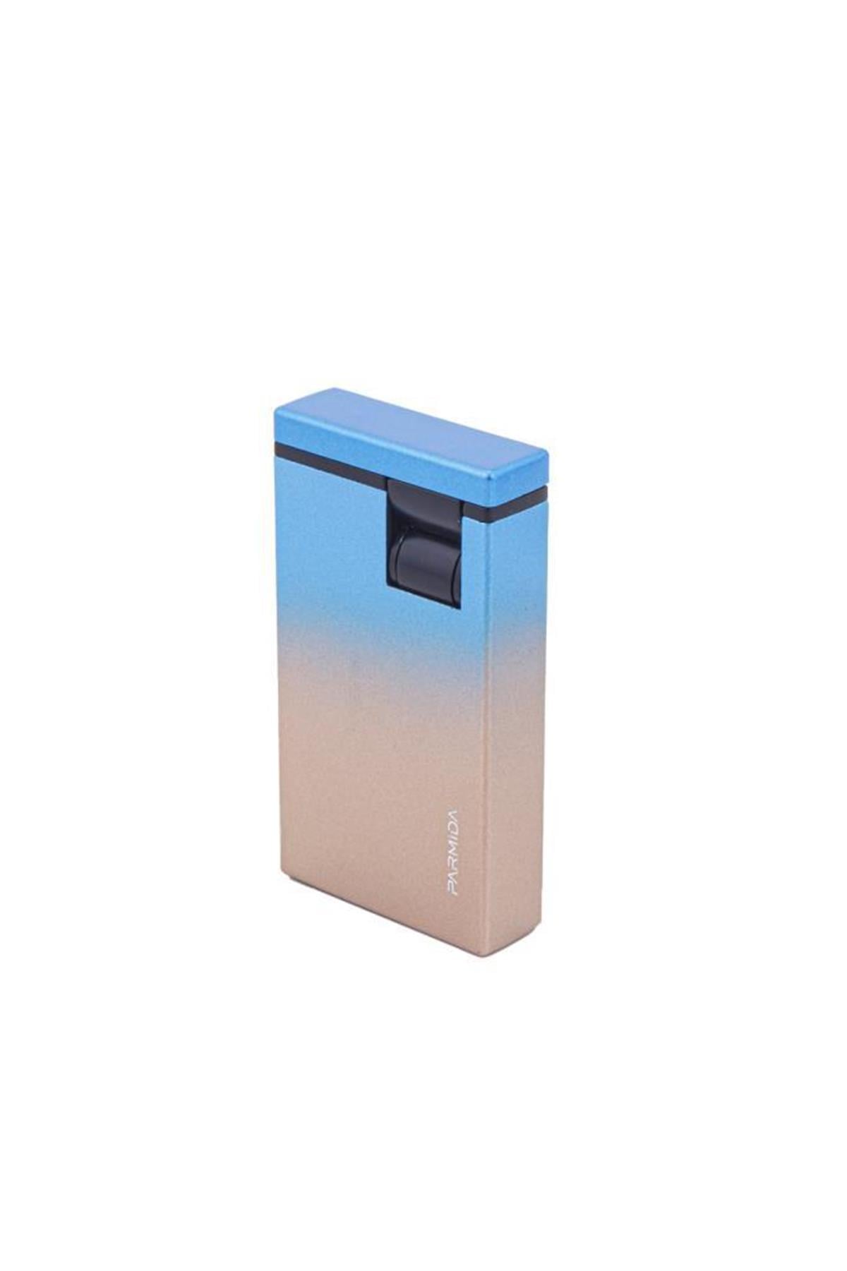 TR5958,Parmida 2 Torch Mavi-Sarı Puro Çakmağı