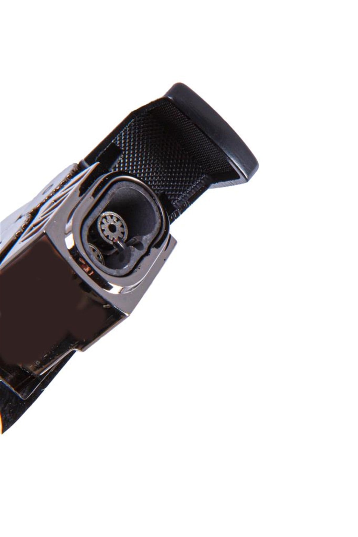 TR4693,Parmida Çift Torch Siyah Puro Çakmağı