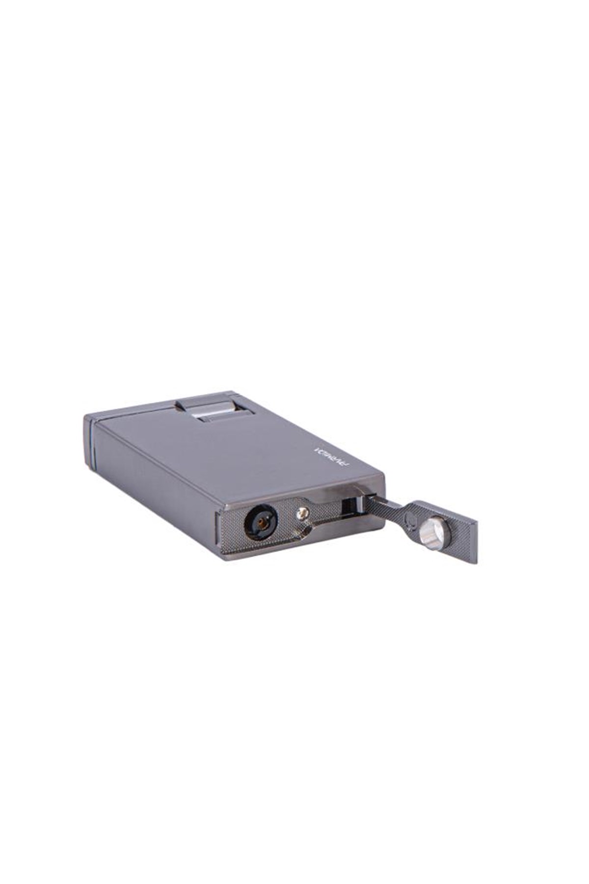 TR4664,Parmida Çift Torch Gunmetal Puro Çakmağı